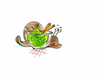 illustration du conte un matin d't au potager  - page 9