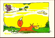 Jim Bouchet : illustration fable - Le corbeau et le renard
