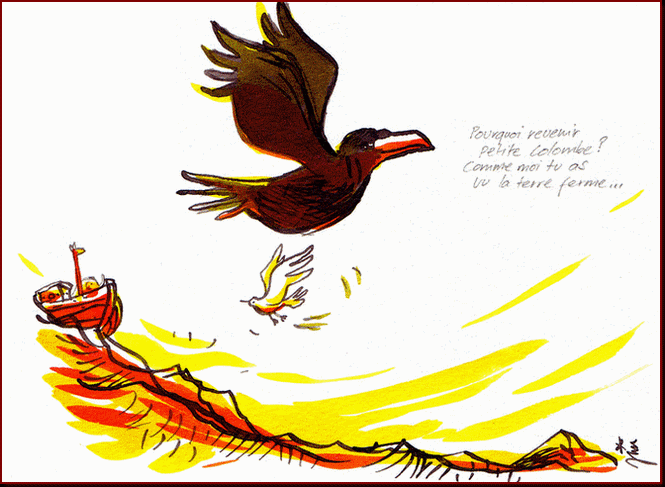 Jim Bouchet : illustration textes sacrs - Le dluge  