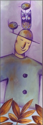 Jim Bouchet :acrylique sur toile - Tu dors Isidore